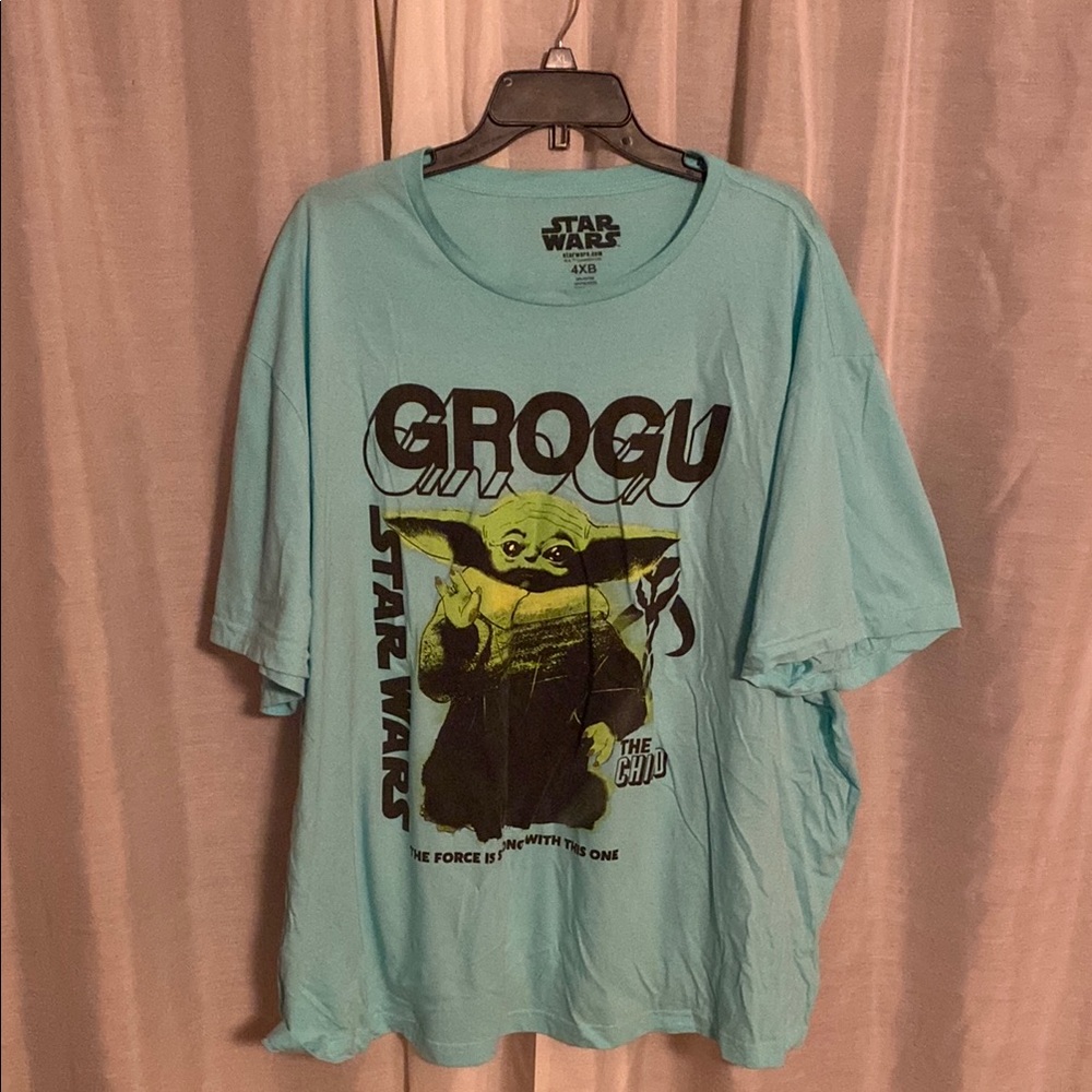 Star Wars Light Blue Tee with Logo